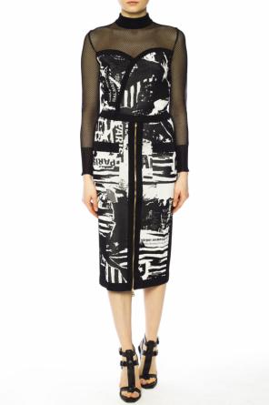 Top wykończony siatką, zdjęcie 2 Top wykończony siatką od Balmain